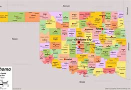 Image result for Oklahoma State Map Printable