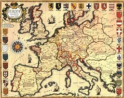 Image result for Old Europe Map 1500