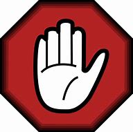 Image result for Stop Sign with Hand