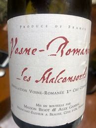 Image result for Alex Gambal Vosne Romanee Malconsorts