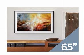 Image result for Samsung 65 Frame TV Mounted Table Top