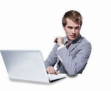 Image result for Free Transparent Person On Computer