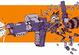 Image result for Rocket Raccoon Shooting