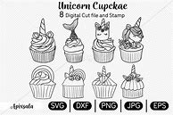 Image result for Rainbow Unicorn Cupcakes