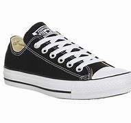 Image result for Black Low Canvas Sneakers