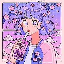 Image result for Pastel Pink Art Style