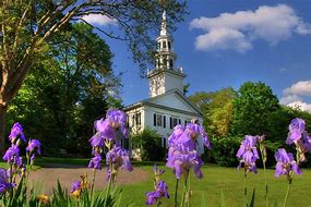 Image result for Country Church in Spring