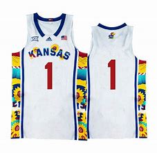 Image result for Kansas Basketball Sunflower Jersey Swingman