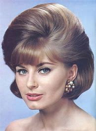 Image result for Bouffant Hair 1960s Short