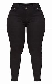 Image result for Plus Size Black Skinny Jeans