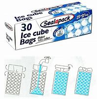 Image result for K&G's Plastic Bags for Ice Cubes