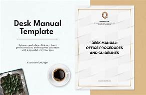 Image result for Desk Manual Template