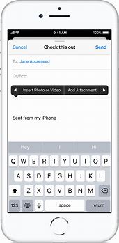 Image result for Send Photo From iPhone as Email Attachment