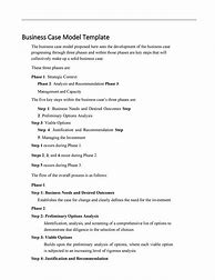 Image result for Business Case Template Example