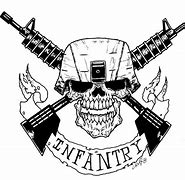 Image result for Army Skull Logo Black and White