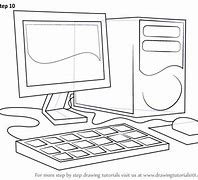 Image result for Easy Drawing of Computer