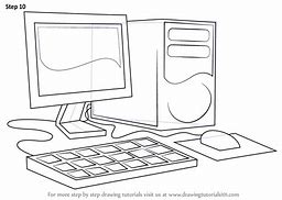 Image result for Old Computer Screen Drawing