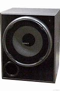 Image result for Sony Woofer Close. Type