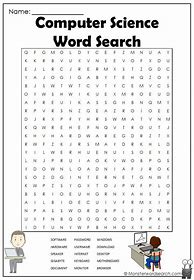 Image result for Computer Science Word Search