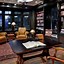 Image result for Small Home Office Library Ideas