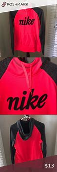 Image result for Nike Grey and Neon Pink Hoodie