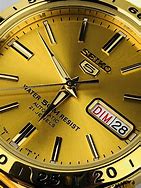Image result for Analog Watch Gold Seiko