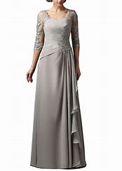 Image result for Lace Plus Size Mother of Bride Dress