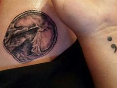 Image result for Hoof Print Tattoo
