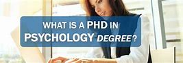 Image result for PhD Degree in Psychology
