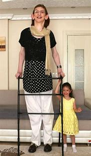 Image result for The World Tallest Girl in White