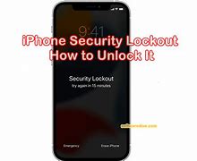 Image result for Security Lockout iPhone