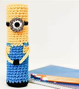 Image result for Crochet Minion Pencil Case