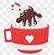Image result for Red Cup of Hot Chocolate Clip Art