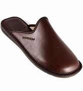 Image result for men's leather slip-on slippers