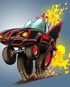 Image result for Batmobile Cartoon Coloured