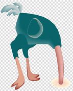 Image result for Ostrich with Head in Sand On Transparent Background