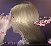 Image result for Sims 4 Hair Flower CC Earings Catogory