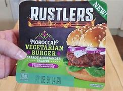 Image result for Rustlers Vegetarian Burger