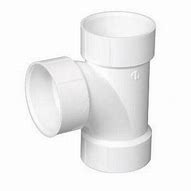 Image result for 4 Inch PVC Sanitary Tees