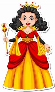 Image result for Colorful Medieval Queen Clip Art