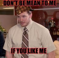 Image result for Don't Be Mean Meme