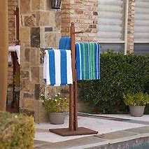 Image result for Pool Towel Rack Deck