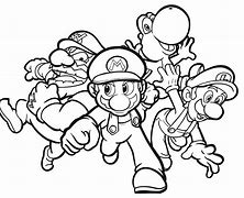Image result for Mario Team Coloring Pages