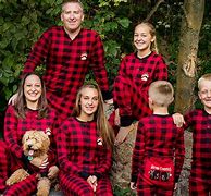 Image result for Matching Plaid Pajamas Family