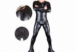 Image result for Faux Leather Jumpsuit