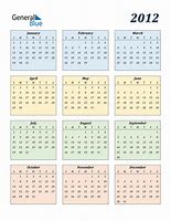 Image result for 2012 Calendar Clipart