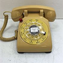 Image result for Yellow Rotary Dial Phone