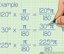 Image result for Convert Angle to Radians