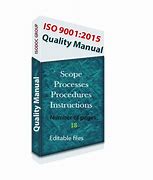 Image result for ISO 9001 Quality Manual