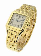 Image result for Cartier Gold Panther Watch